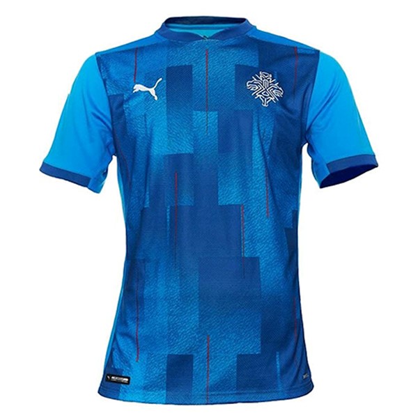 Camiseta Islandia Replica Primera Ropa 2020 Azul